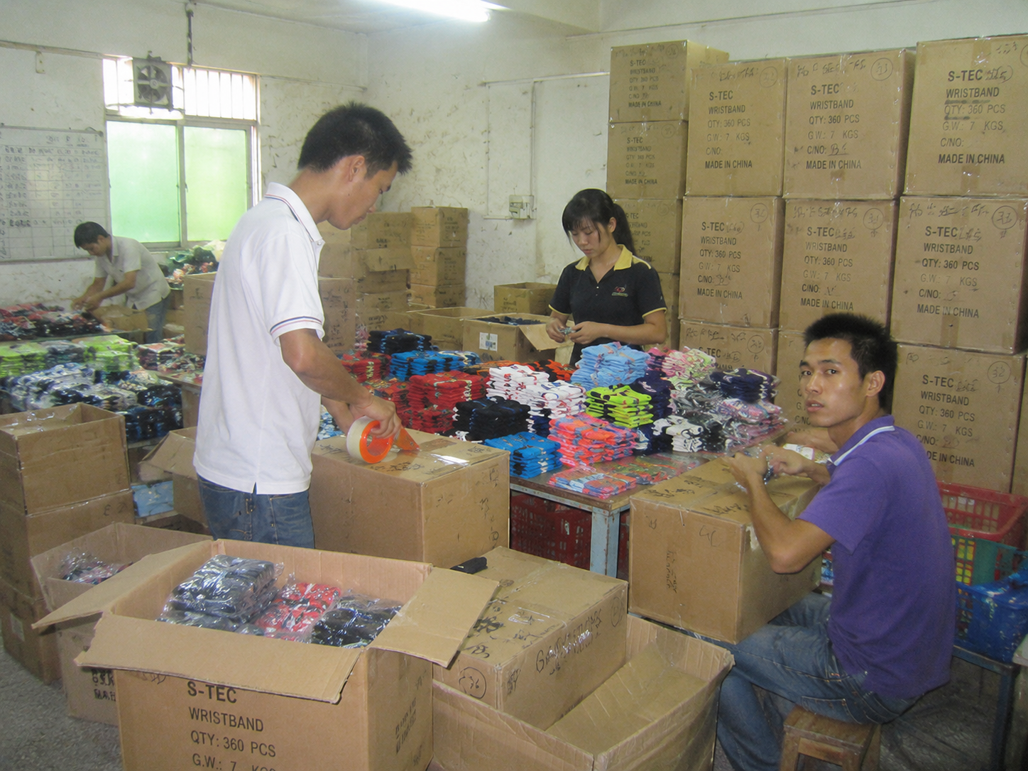 Kingspeed landmark export order for NBA women wristbands in 2007